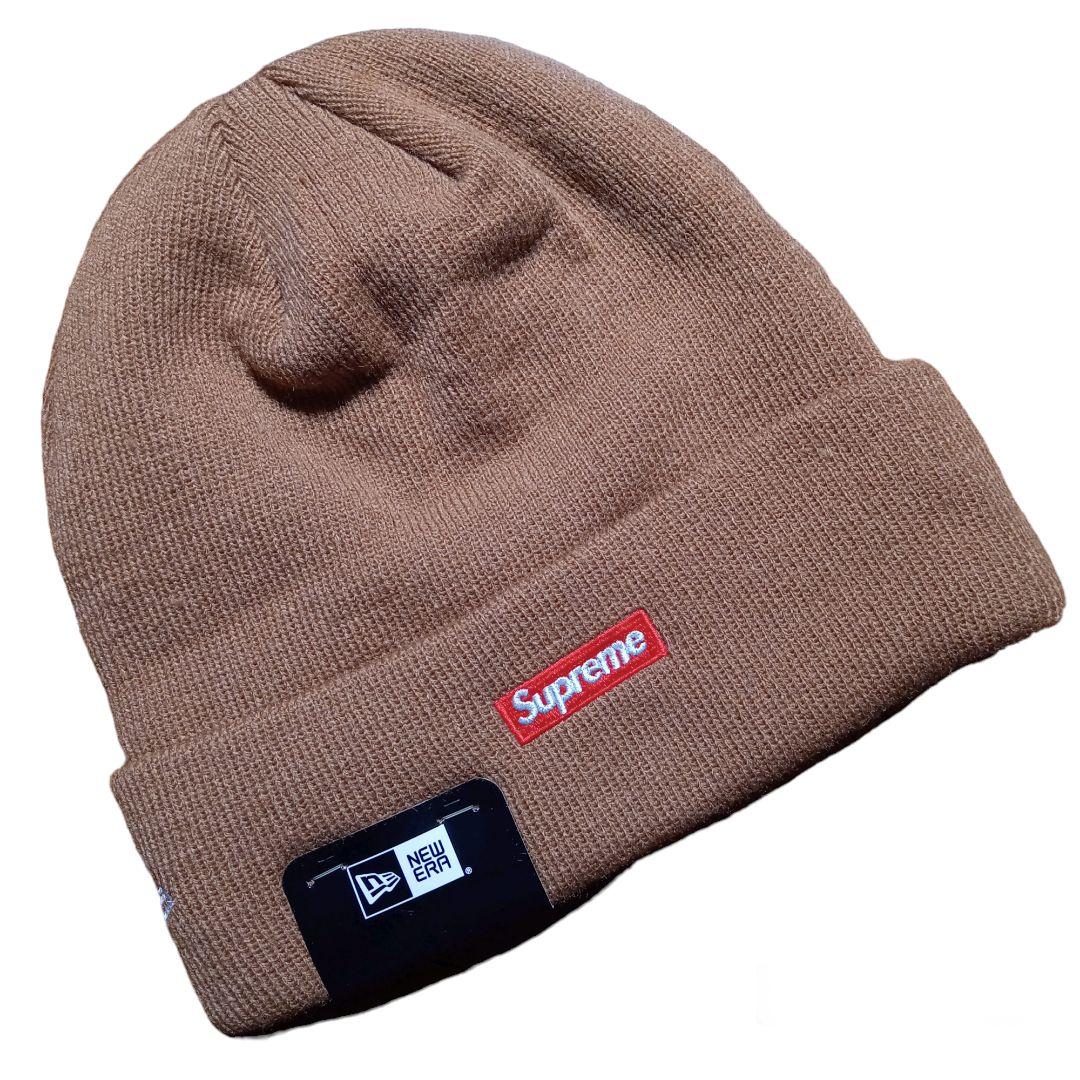 Supreme シュプリーム×ニューエラ×スワロフスキー　ニット帽　ブラウン
