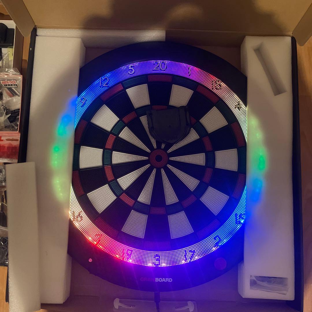GRAN DARTS ボード グランボード3s グリーンタイプ 電子ダーツボード