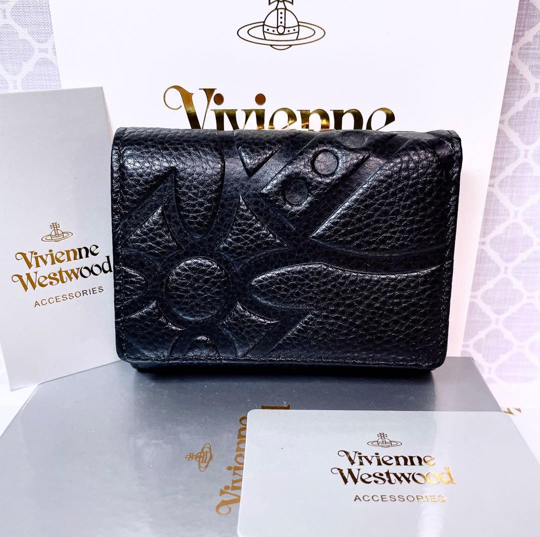 【魅力的☆ショッパー付】オーブ ヴィヴィアン・ウエストウッド 三折財布
