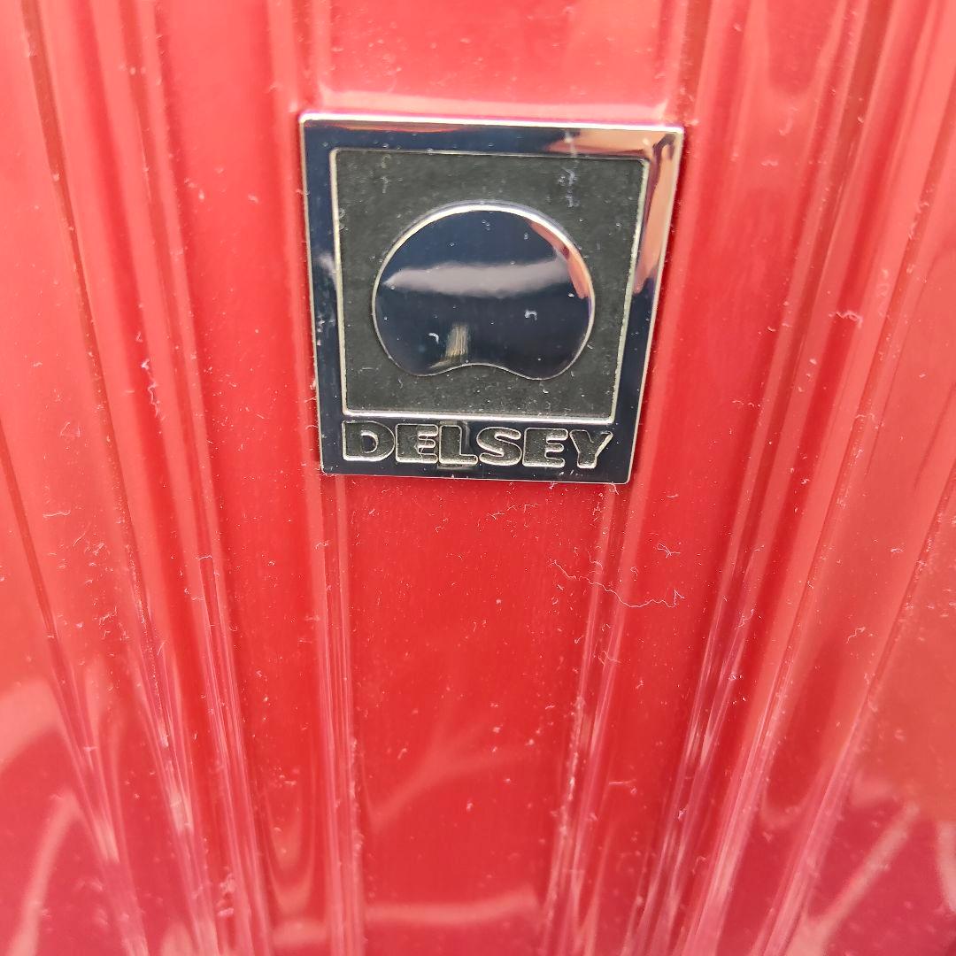 DELSEY デルセー キャリーケース 機内持込可 レッド 4輪 TSAロック