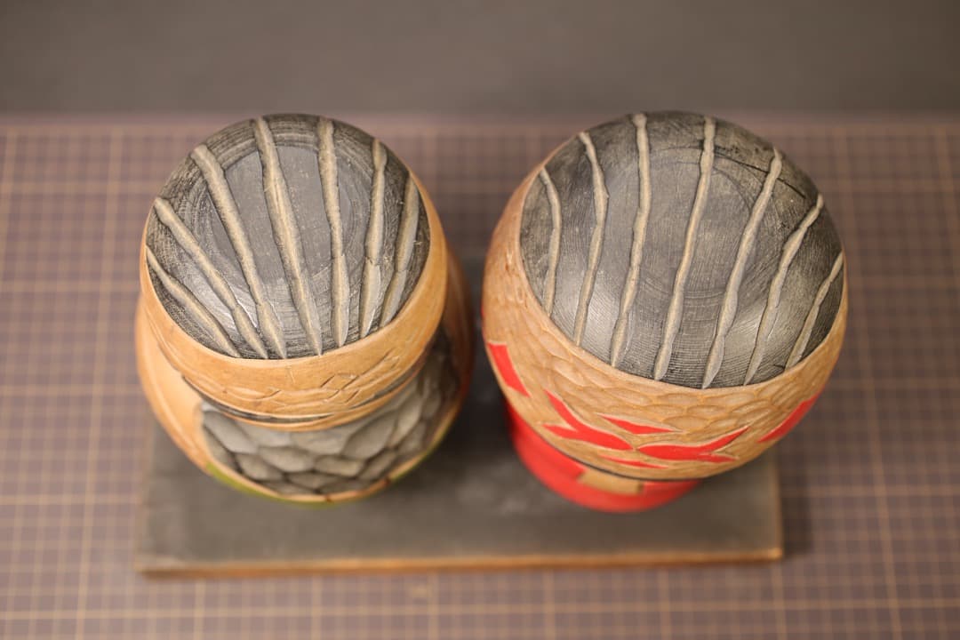 【即購入可】北海道／アイヌ／ニポポ人形／夫婦／骨董／古美術／郷土玩具／工芸／土産