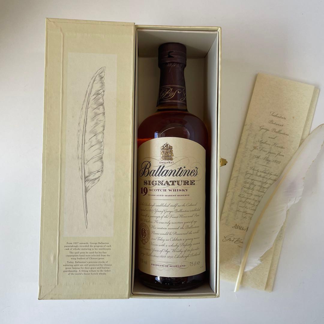 古酒　未開栓　バランタイン シグネチャー　19年 750ml