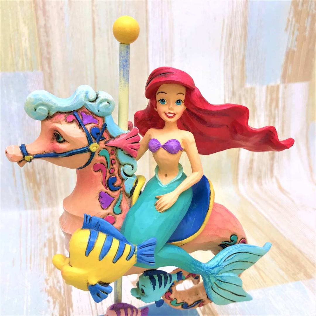 激激レア★リトル・マーメイド アリエル メリーゴーランド 馬車 フィギュア