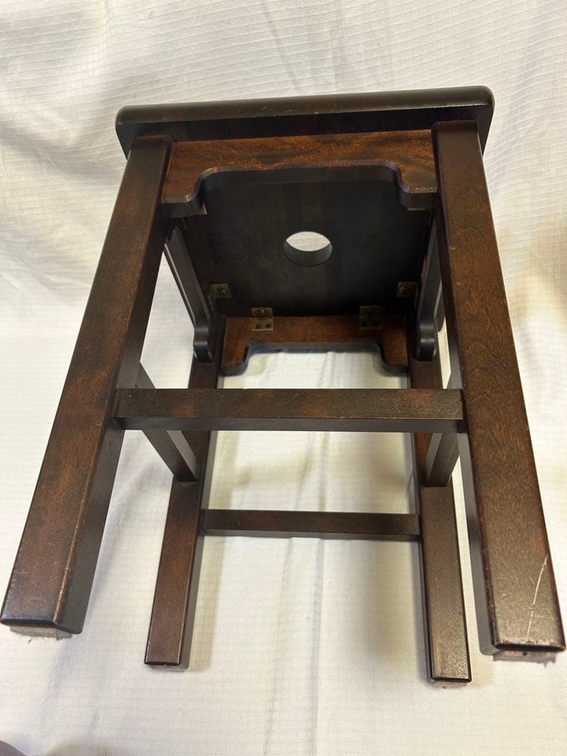 KIMI様　北海道民芸家具 木製スツール　花台　椅子　民藝家具