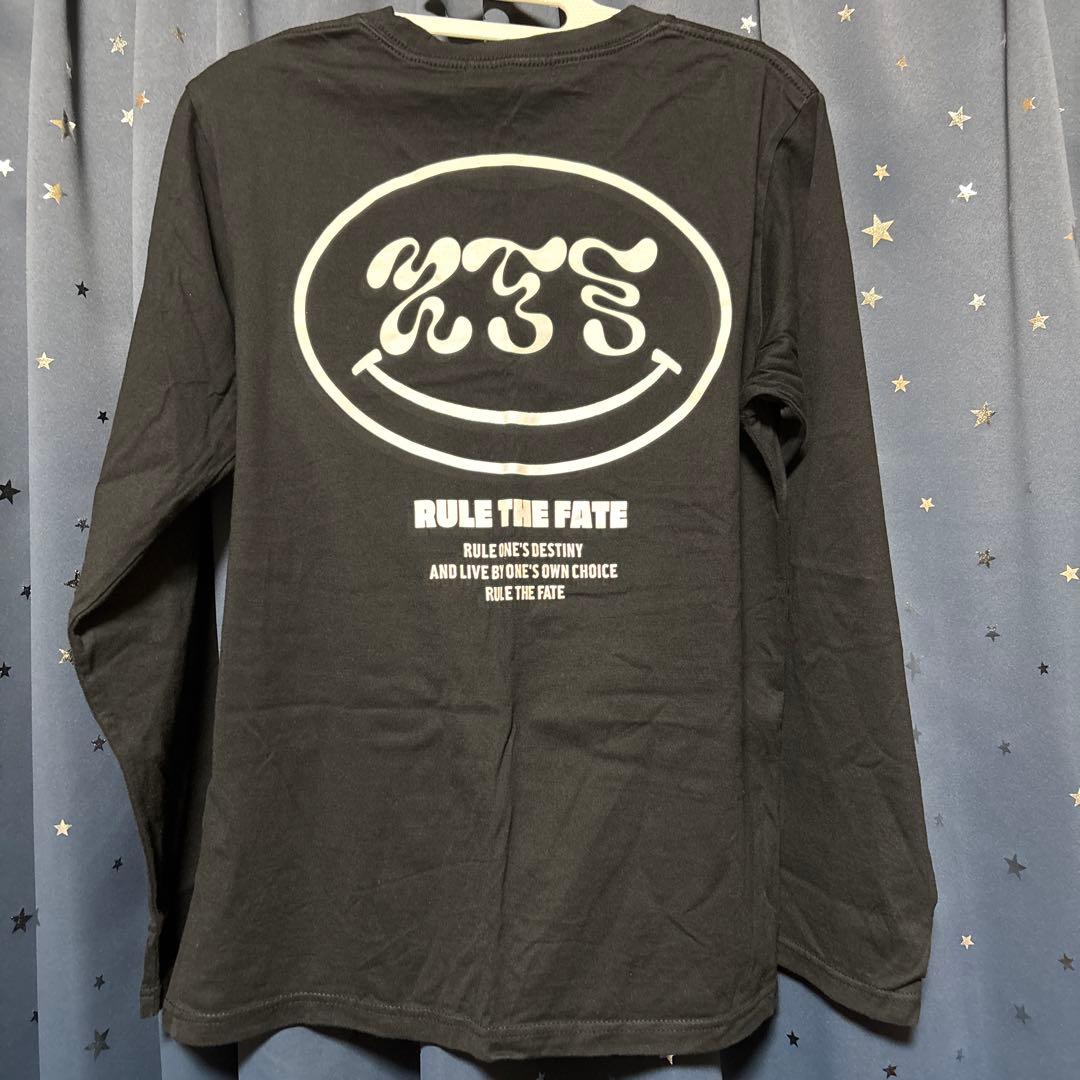 値下げ マイファスHiro RULE THE FATE ロンT スマイルブラック