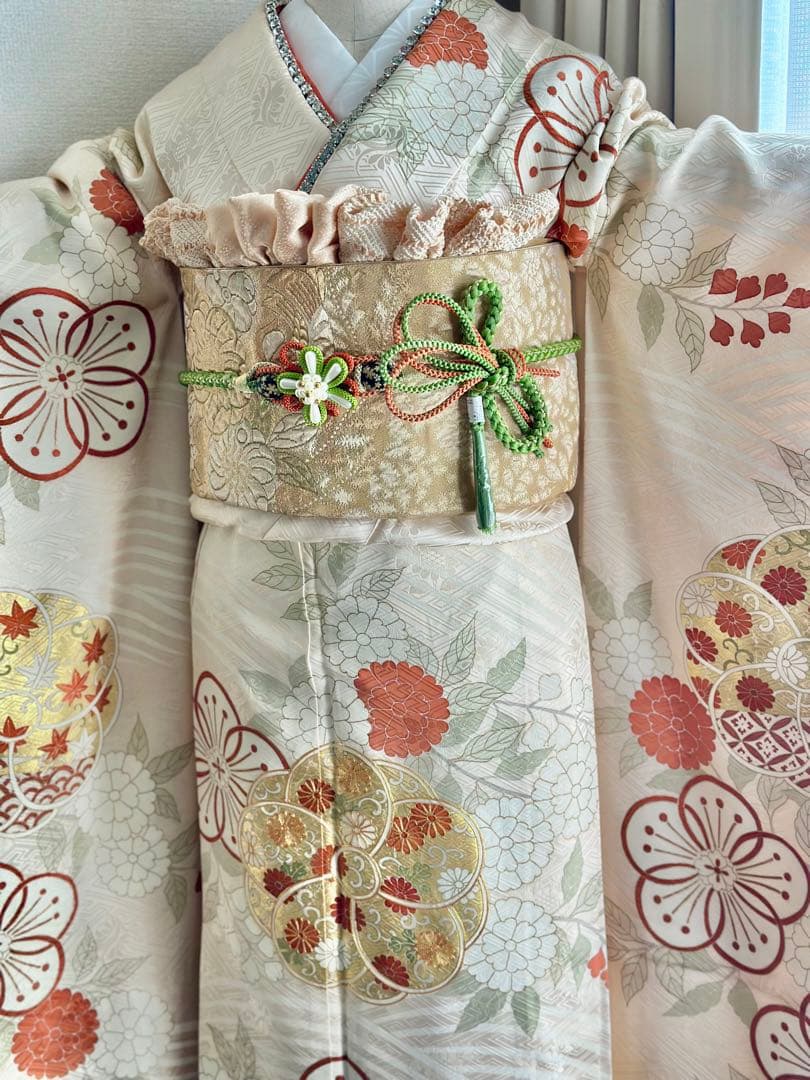 振袖 花柄 フルセット