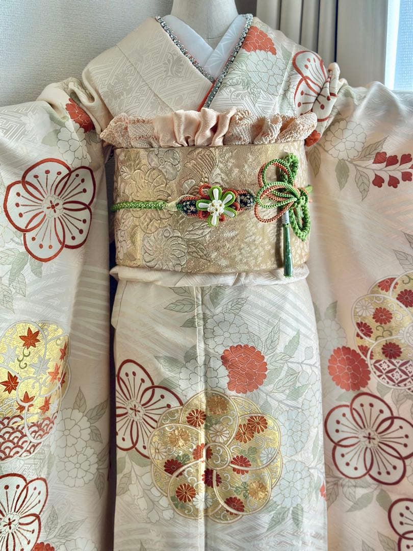 振袖 花柄 フルセット