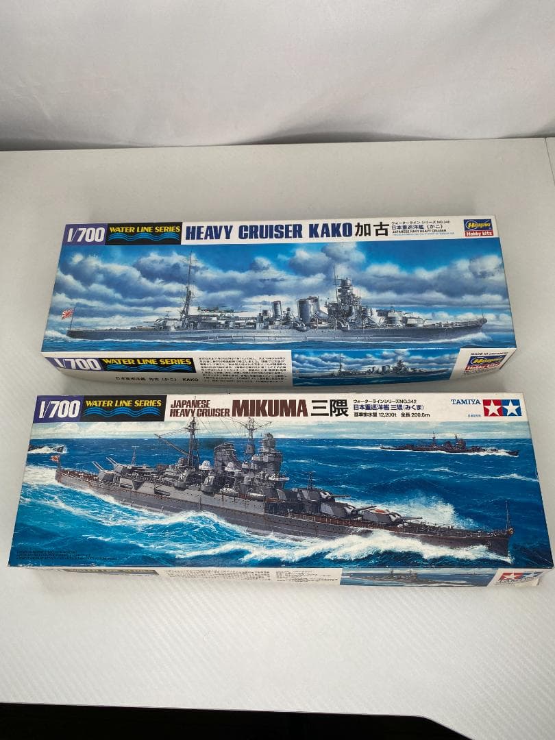 タミヤ 5点まとめ売り 加古 三隈 鈴谷 熊野 HOOD 戦艦 未使用a0040