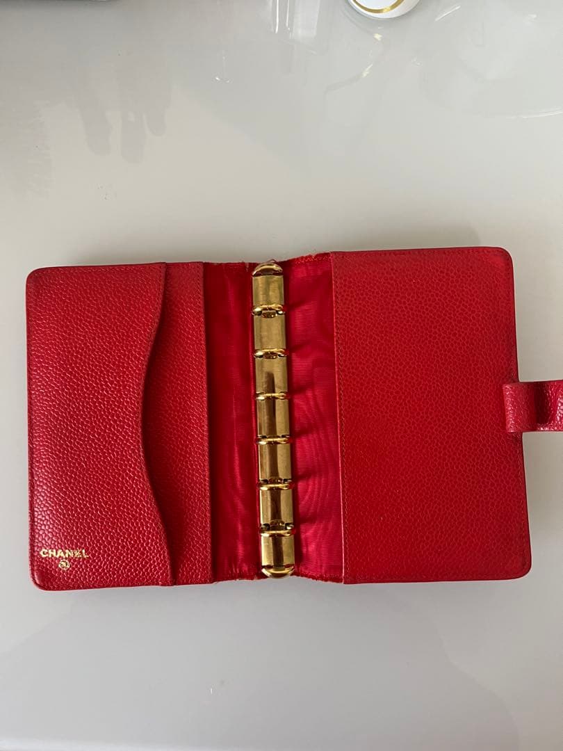 CHANEL レッドカードケース 5037177