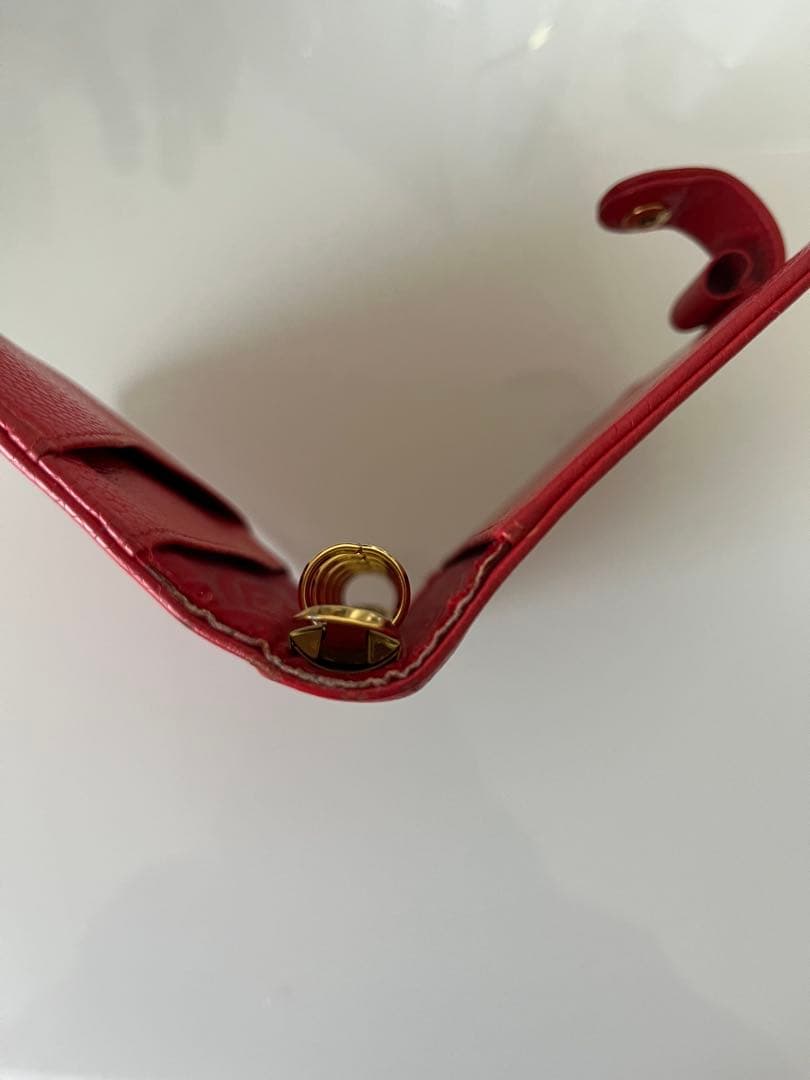 CHANEL レッドカードケース 5037177