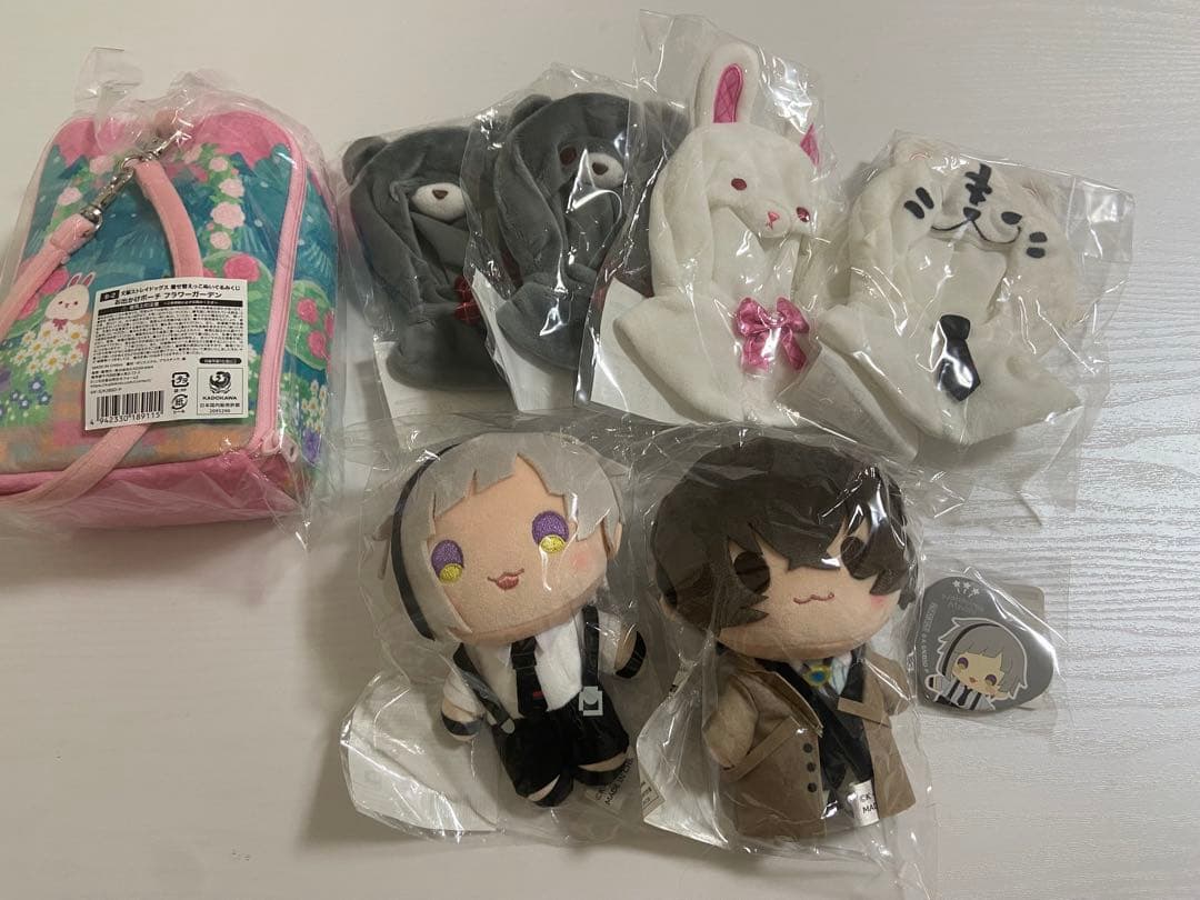 【新品未開封】文豪ストレイドッグス ぬいぐるみ くじ引き堂 太宰治 中島敦