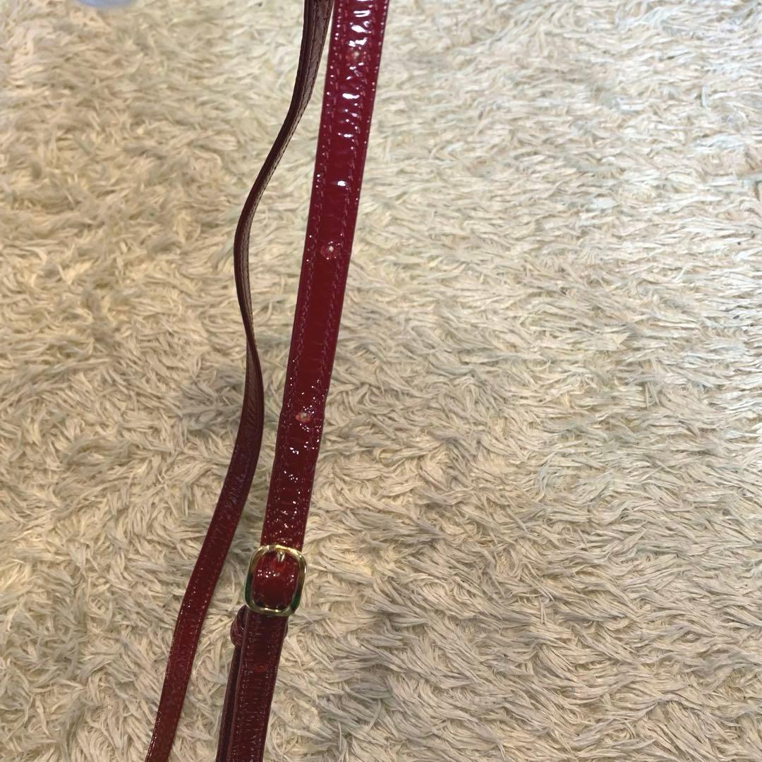 未使用保管品✨ATAO ブーブー お財布ポシェット エナメル レッド