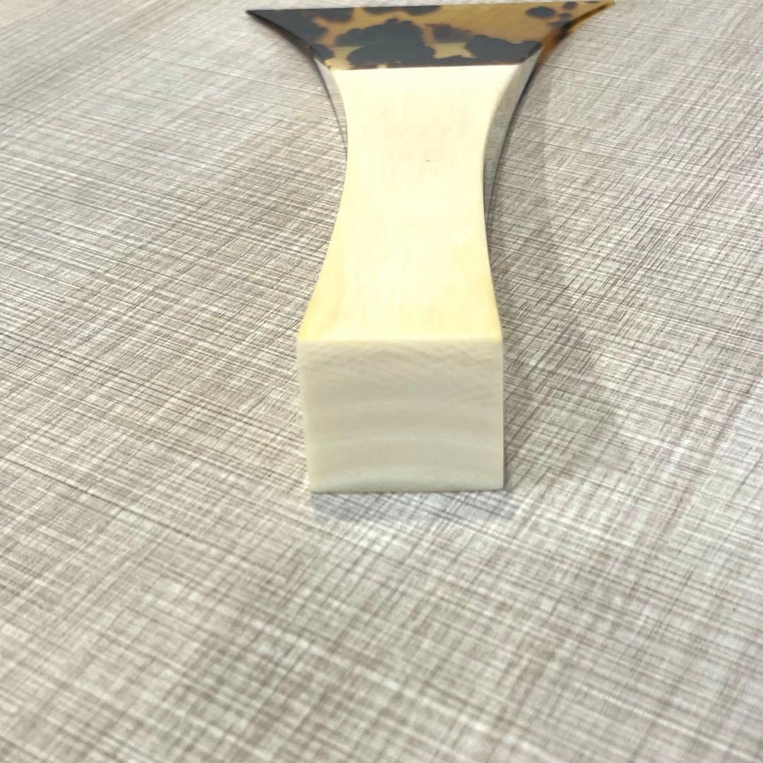 【美品】ふじ印 さざ波撥 津山撥 小山流 津軽三味線バチ 鼈甲撥 地唄 高級