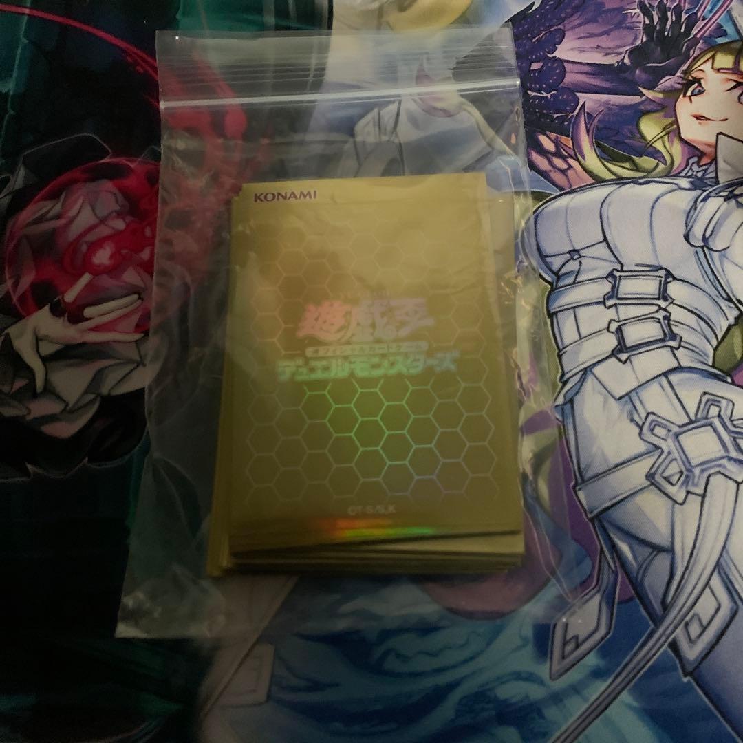 遊戯王　スリーブ　ハノイゴールド　ハノゴル　15枚