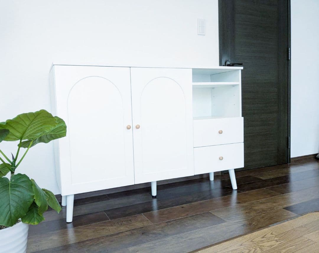 【最終セール】白キャビネット幅118㎝