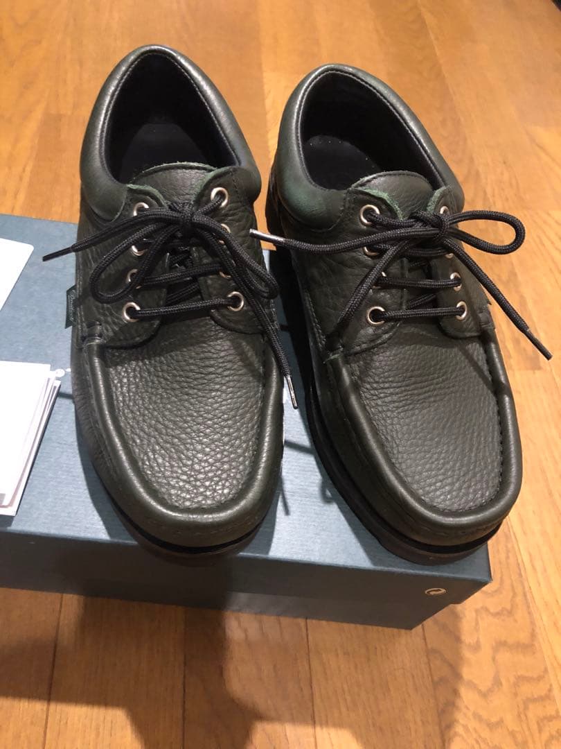 PARABOOT THIERSカーキレザーUK6