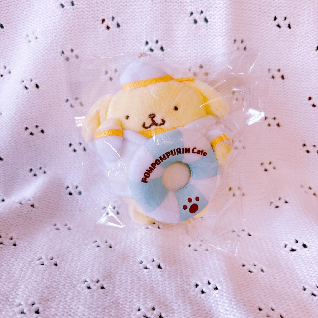 サンリオポムポムプリンポムポムプリンカフェ横浜 ボールチェーンマスコット