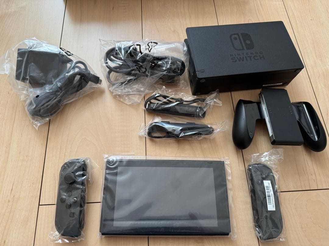 [ジャンク品]Nintendo Switch グレー　本体一式