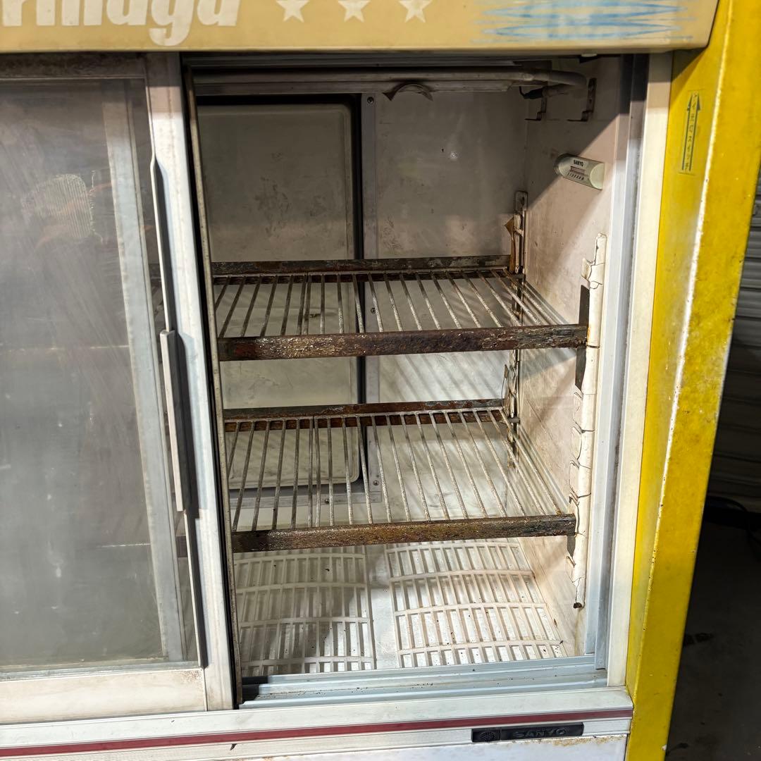 動作確認済 森永　牛乳 ショーケース マミー 冷蔵庫 昭和レトロ　森永牛乳