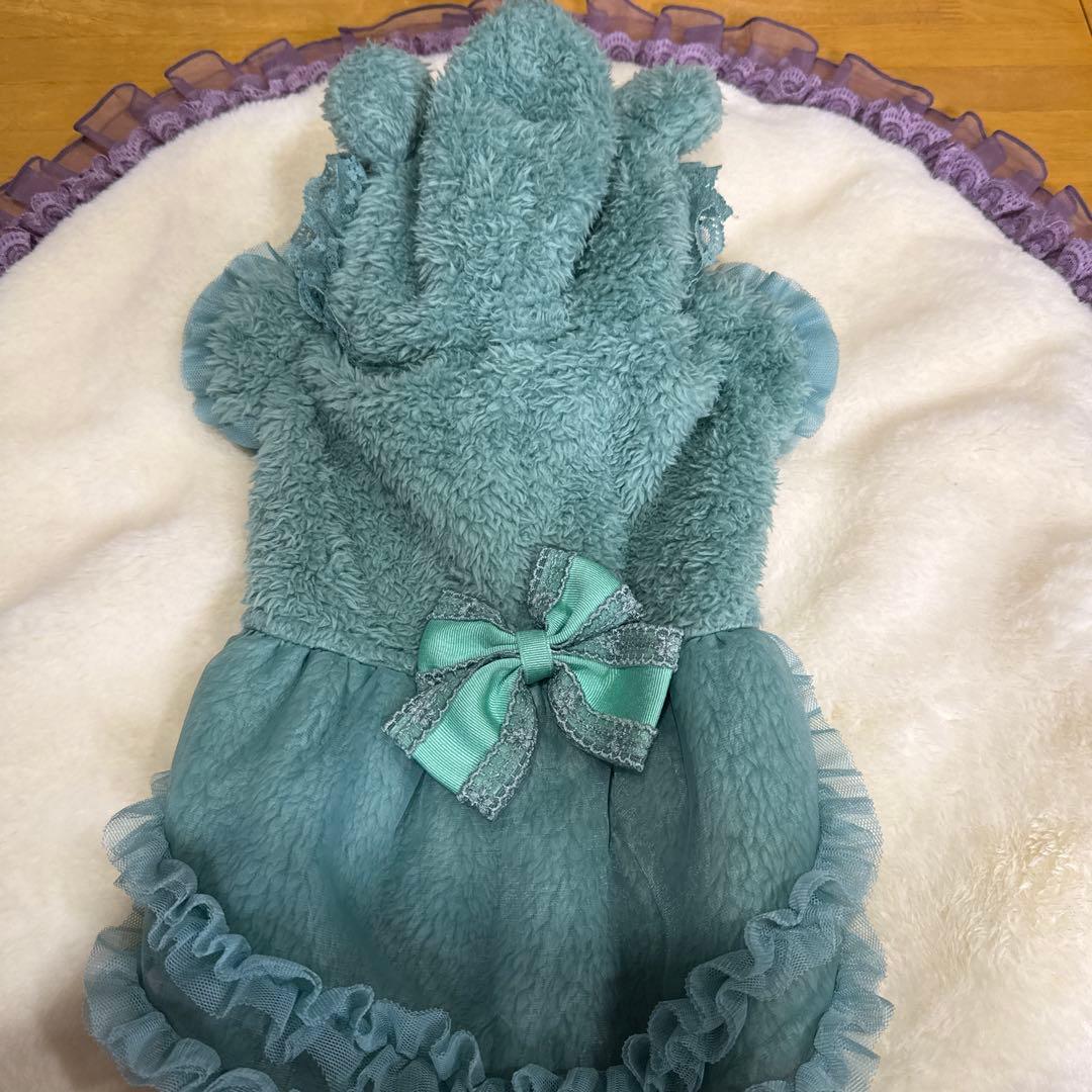 りんちゃん　くま耳ボアフリルワンピース2点セット