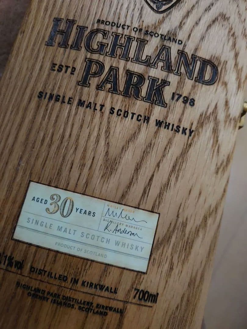 ハイランドパーク　30年　スコッチウイスキー