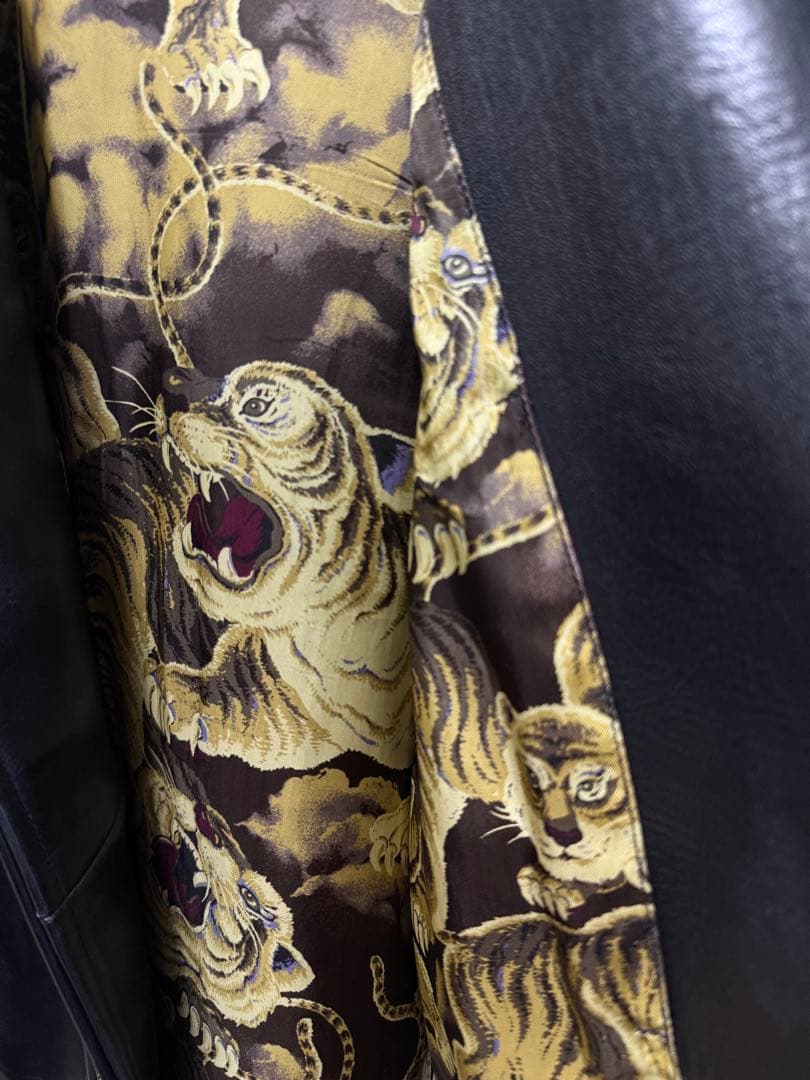 アランジャケット　白虎　最高質の革