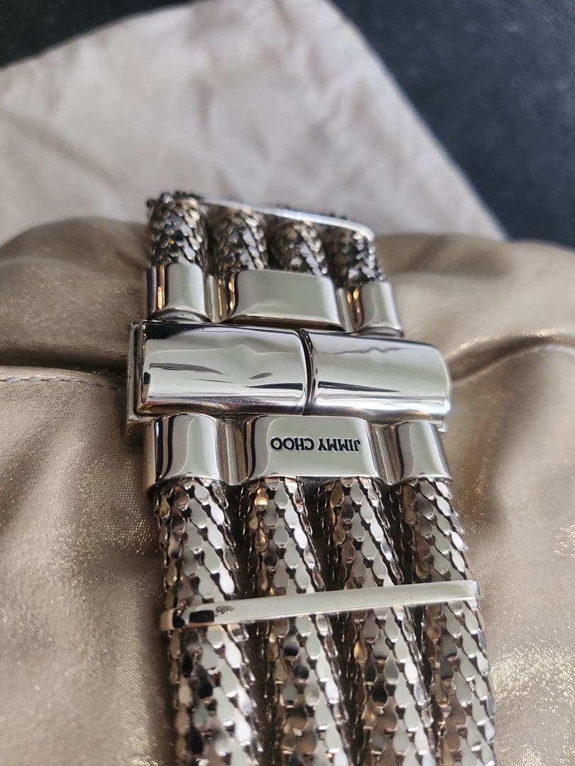 Jimmy Choo ゴールド クラッチバッグ