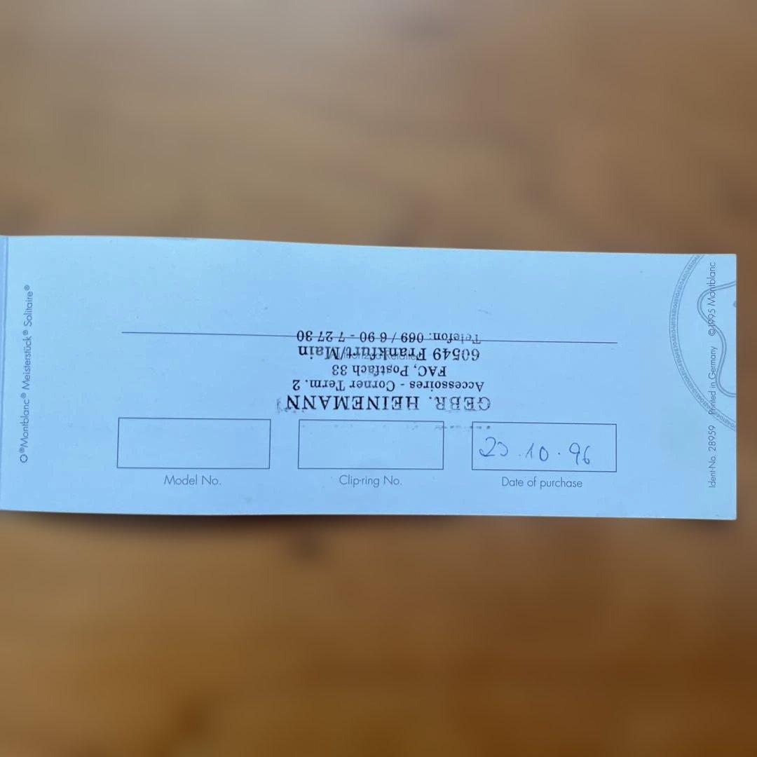 新品 MONTBLANCモンブラン マイスターシュテック オリジナルボックス入り