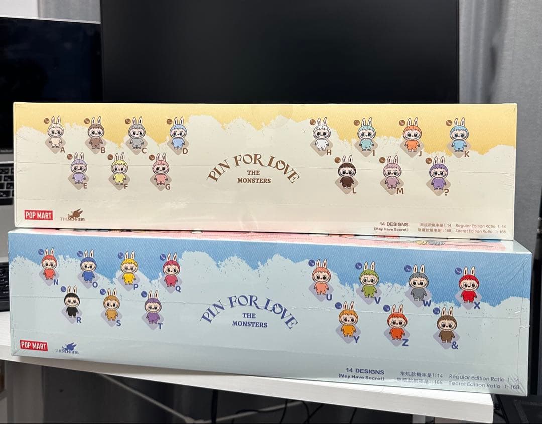 THE MONSTERS PIN FOR LOVE シリーズぬいぐるみペンダント