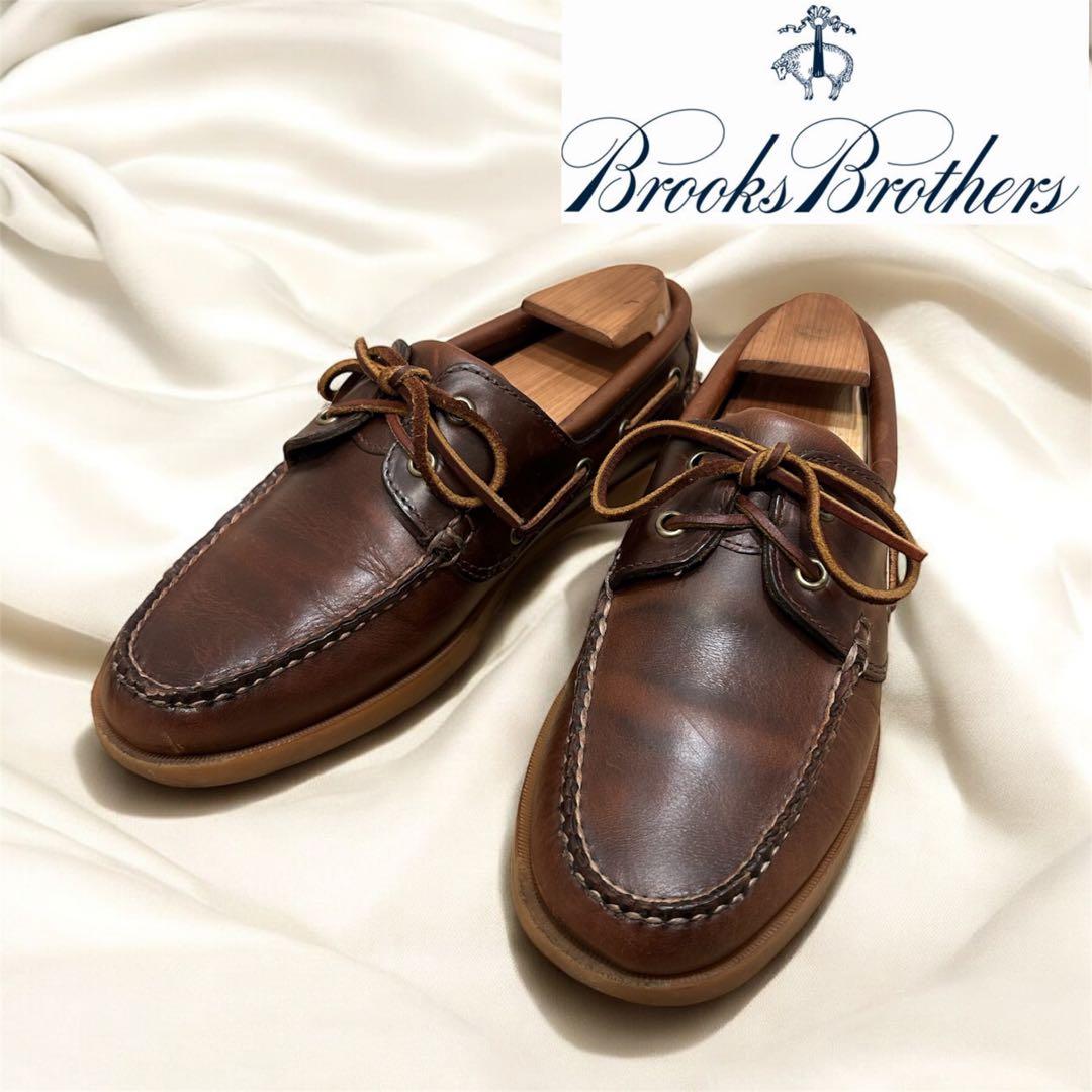 【希少】エルサルバドル製　BROOKS BROTHER デッキシューズ