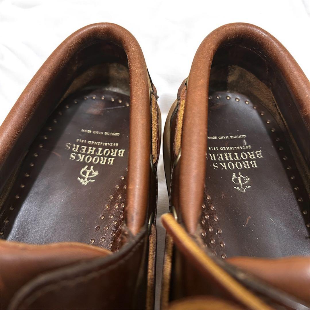 【希少】エルサルバドル製　BROOKS BROTHER デッキシューズ