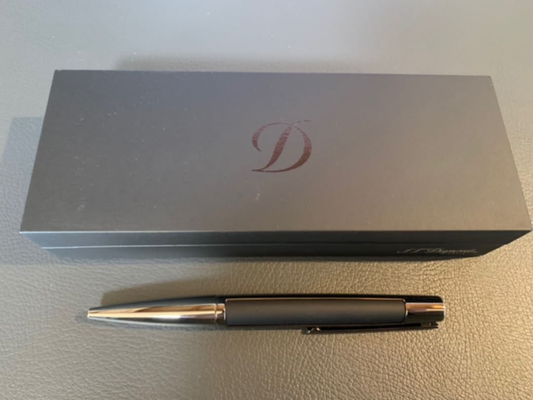 S.T DuPont Defi 万年筆　ガンメタル　M字