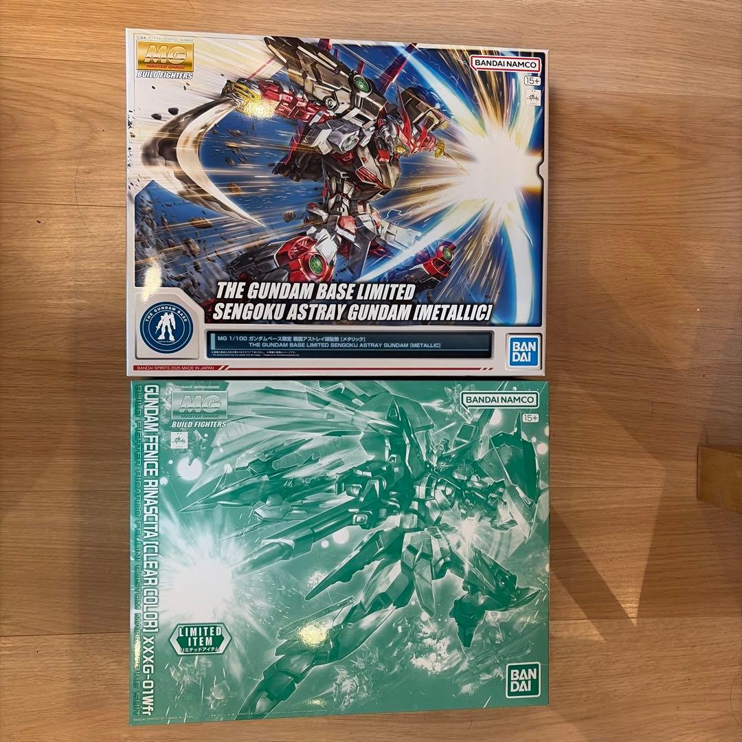 MG 戦国アストレイガンダム ＆ ガンダムフェニーチェリナーシタ クリアカラー
