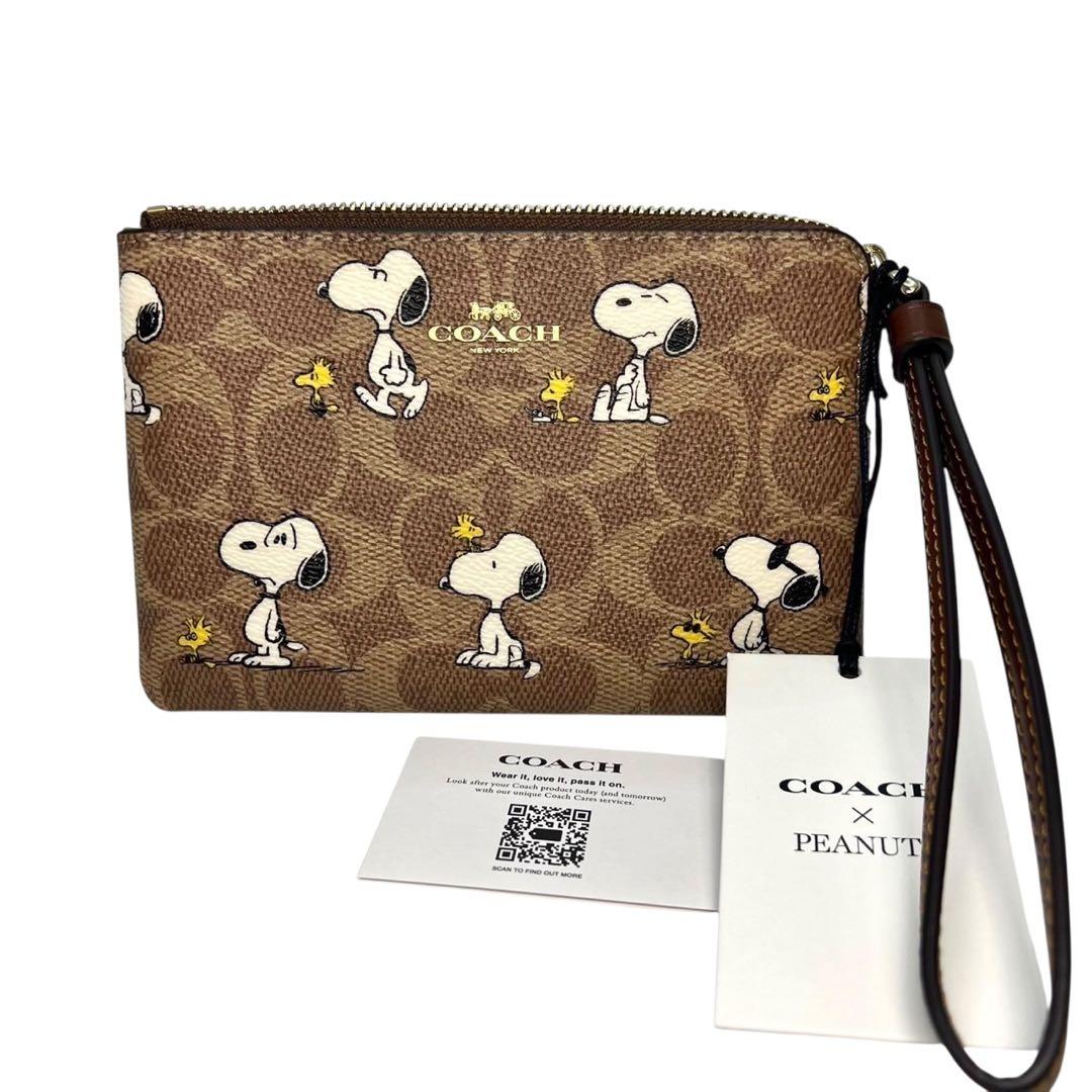 ラスト1点☆新品☆COACH x PEANUTS スヌーピー　ポーチ