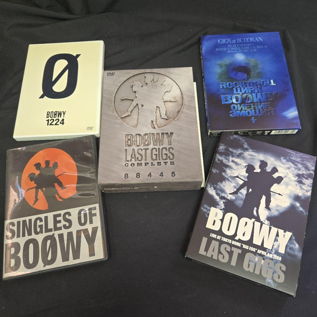 BOØWY DVDセット ライブ・シングル集