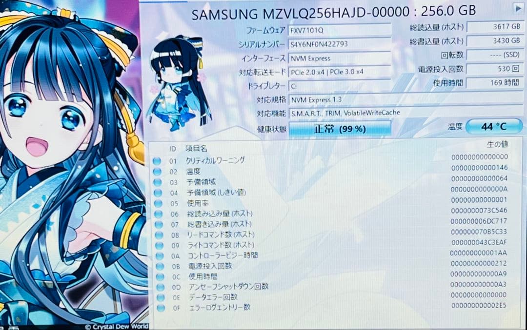 DYNABOOKノートパソコンWin11/8GB/m.2SSD256GB/1TB