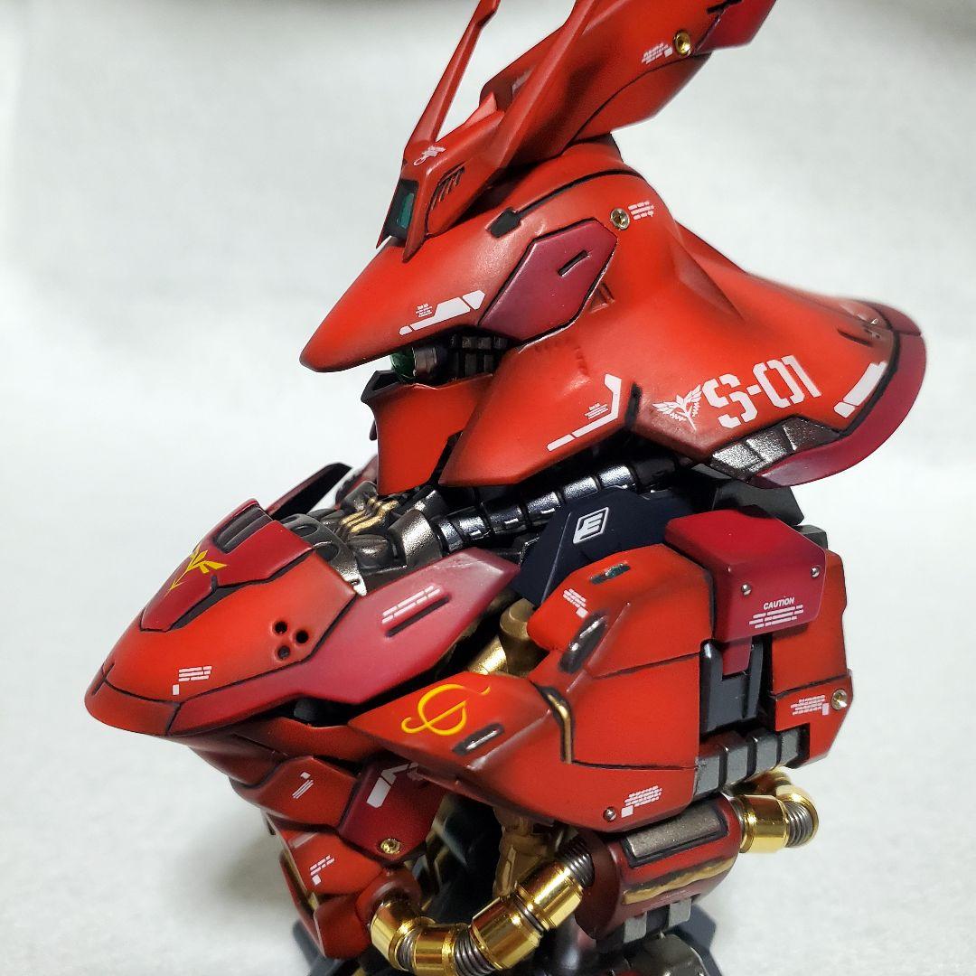 サザビー塗装参考見本+内部メカ塗装見本メタルパイプ例