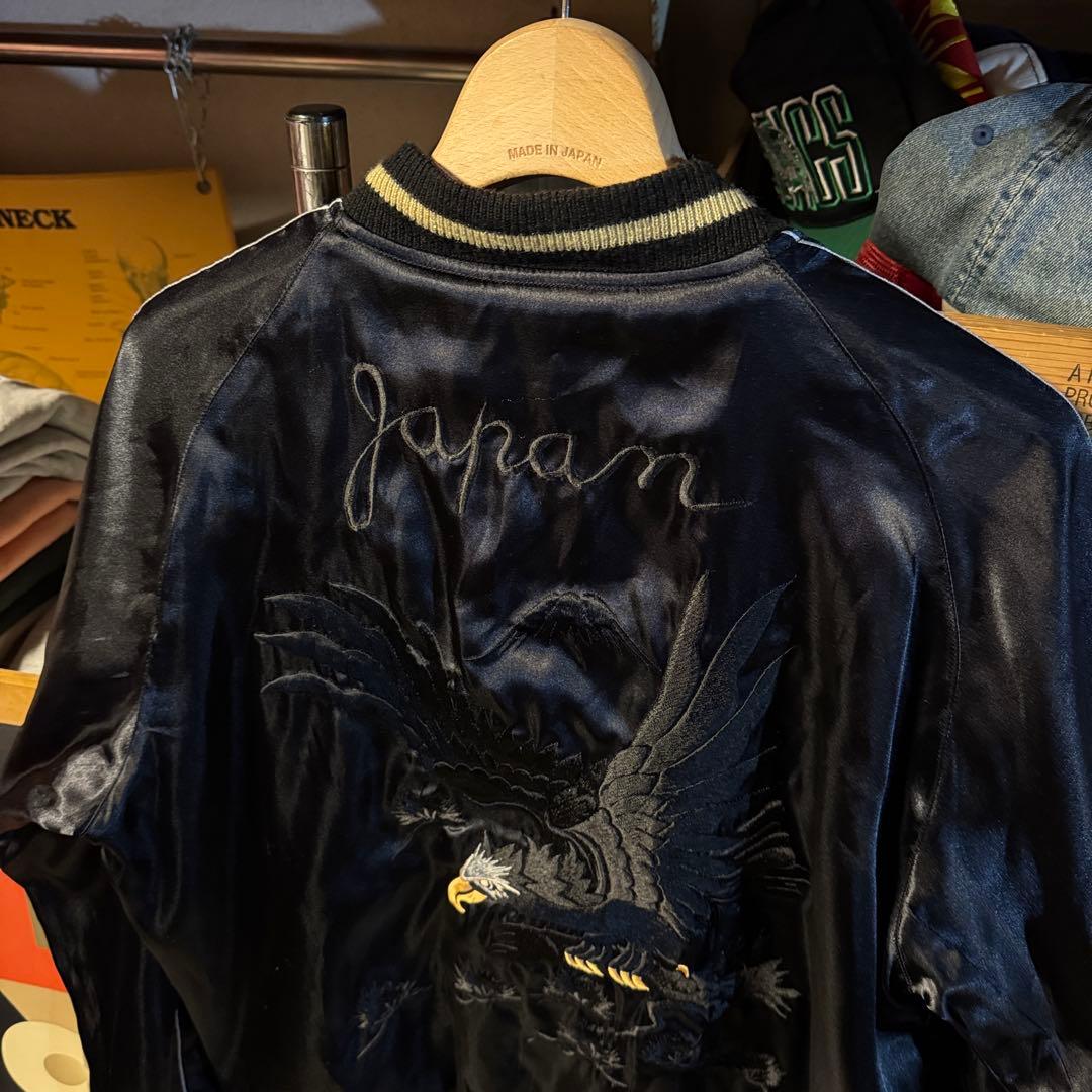 美品 豪華刺繍 小泉進次郎 テーラー東洋 スカジャン 横須賀ジャンパー 希少 L