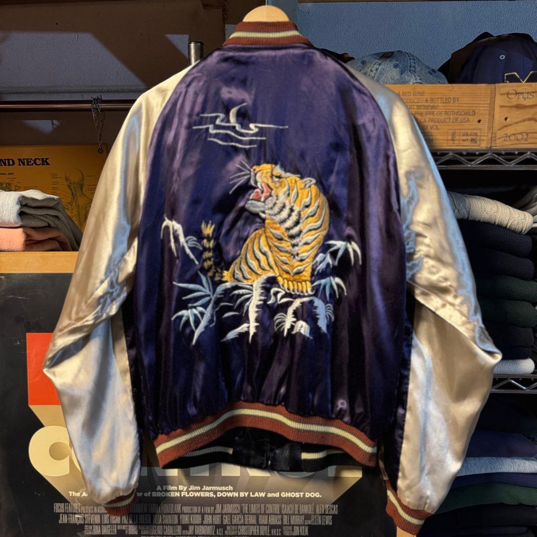 美品 豪華刺繍 小泉進次郎 テーラー東洋 スカジャン 横須賀ジャンパー 希少 L