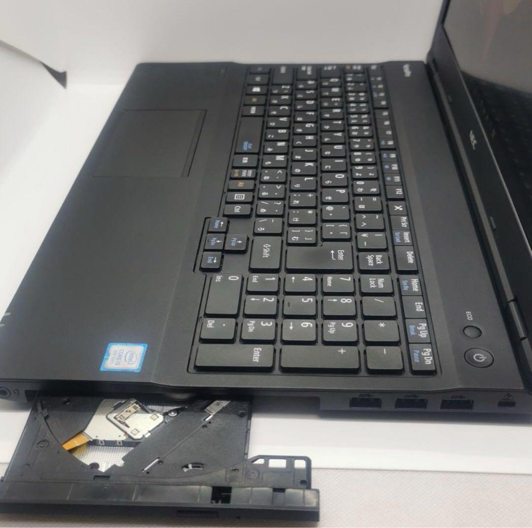 【美品】NEC-VKM17ノートパソコン/ノートPC高速SSD換装office付