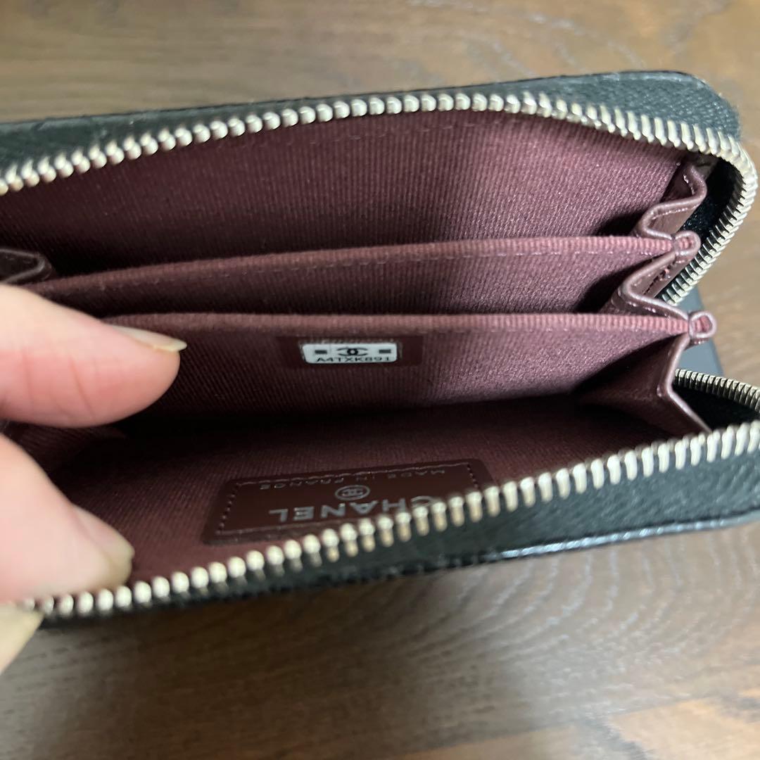 シャネルキャビアスキン　ケース