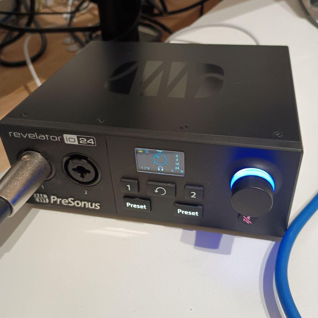 PreSonus revelator io 24 オーディオインターフェイス