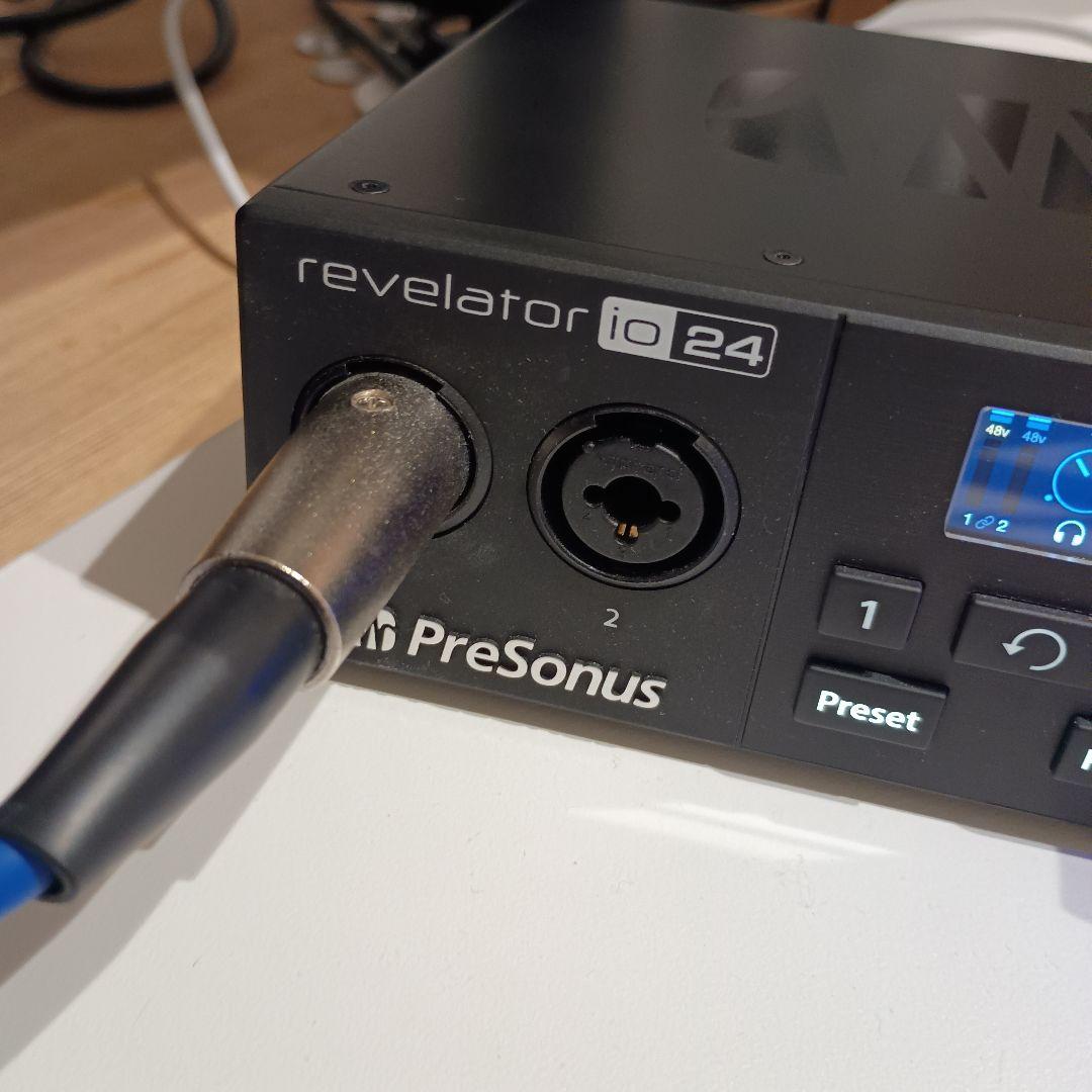 PreSonus revelator io 24 オーディオインターフェイス