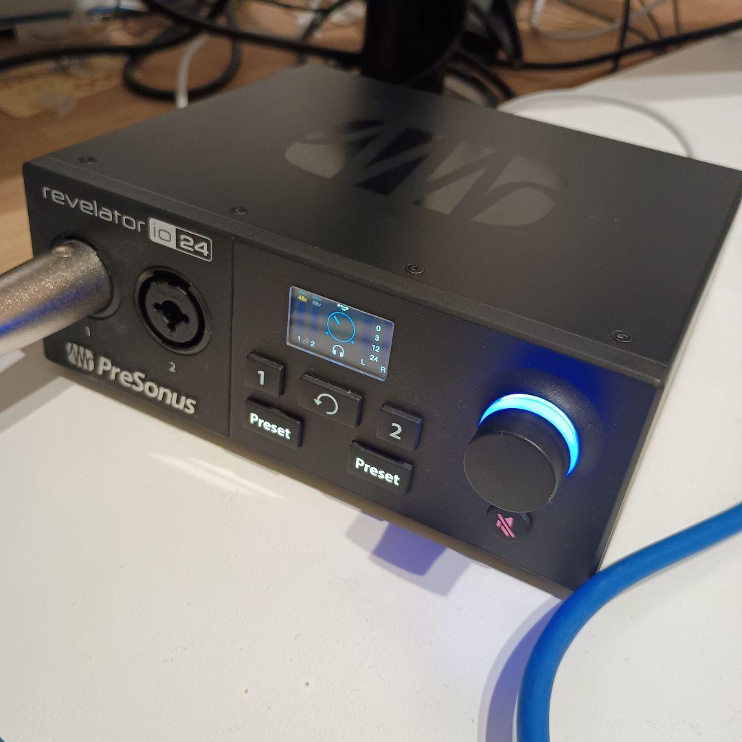 PreSonus revelator io 24 オーディオインターフェイス
