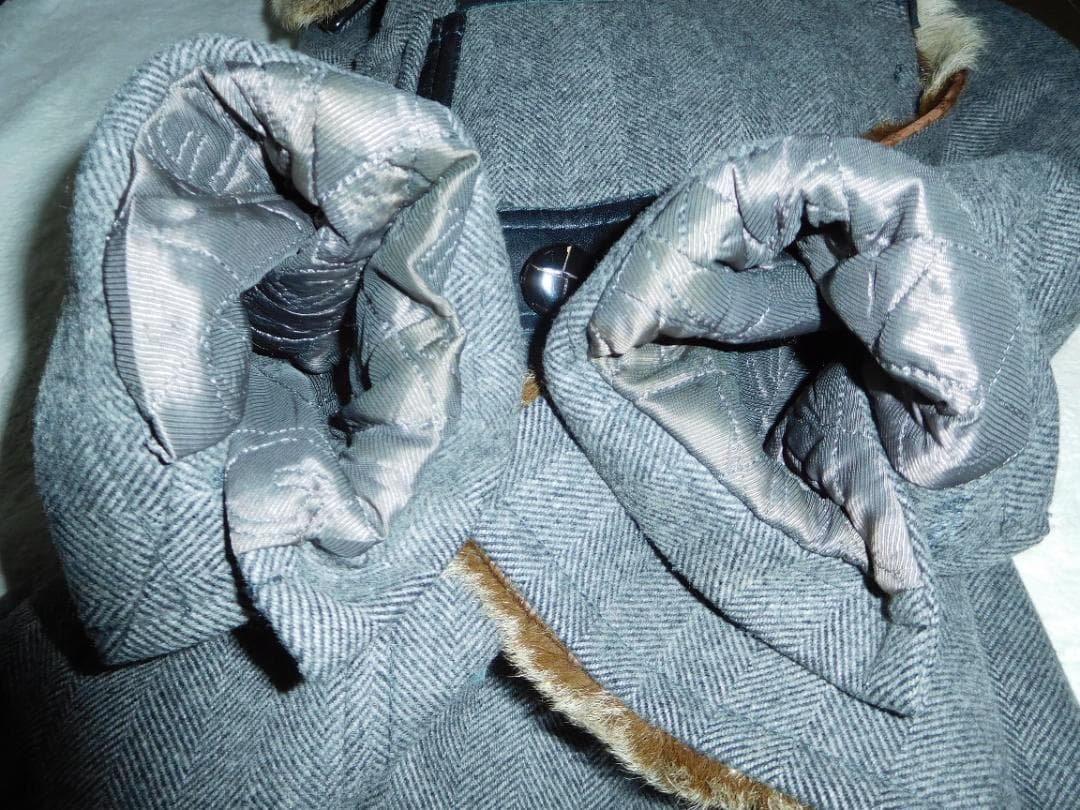 ドルチェ＆ガッバーナ ショートダブルファー付Pコート ジャケット キルティング