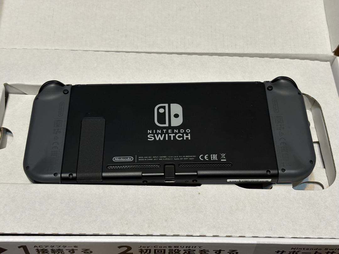 Nintendo Switch 本体 グレー 動作確認済み