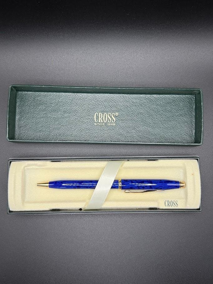 CROSS クラシックセンチュリー ボールペン ブルーマーブル 1990年代