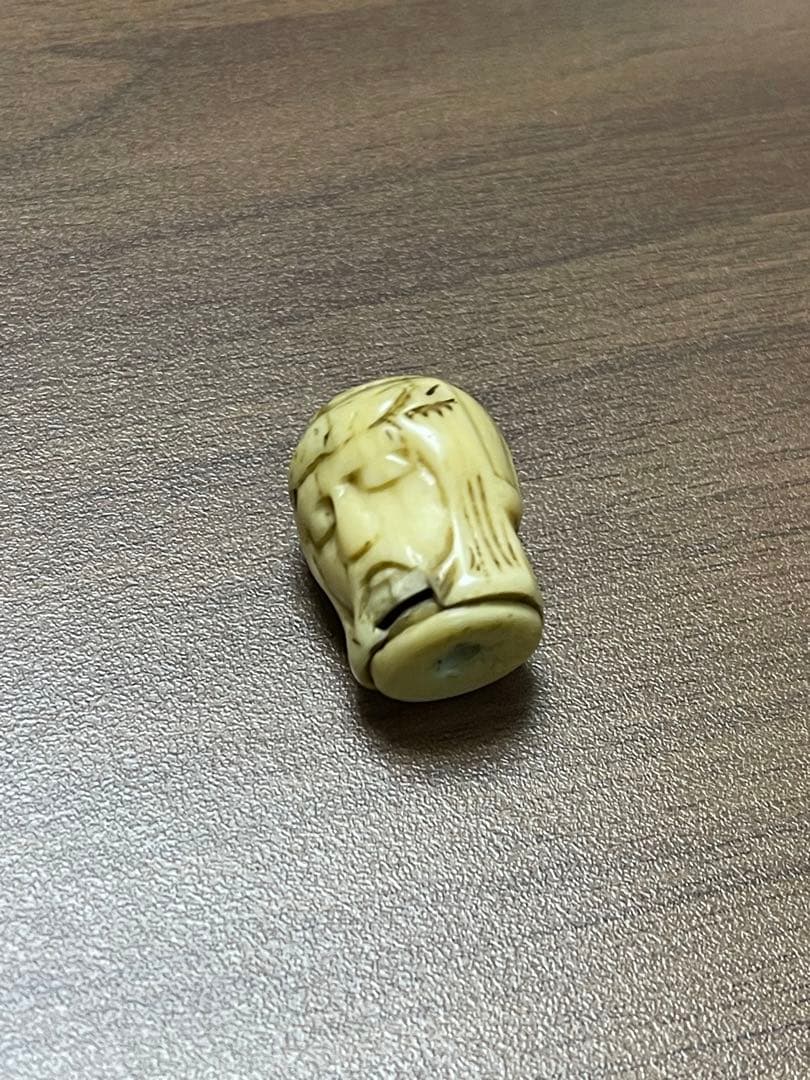 アンティーク メメント・モリ　キリスト　スケルトン　ロザリービーズ　骨　レア