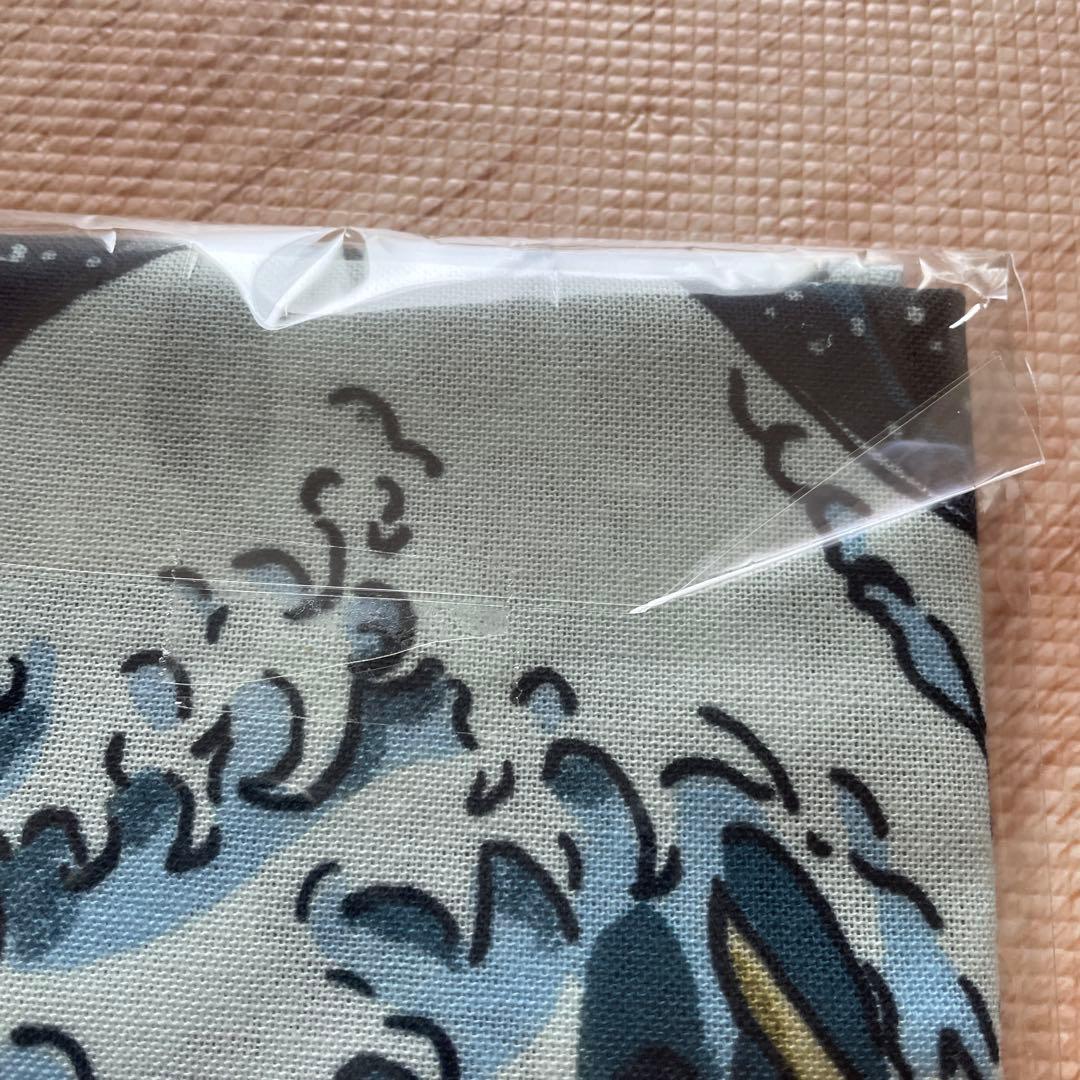 ミャクミャク 北斎 手ぬぐい　神奈川沖浪裏