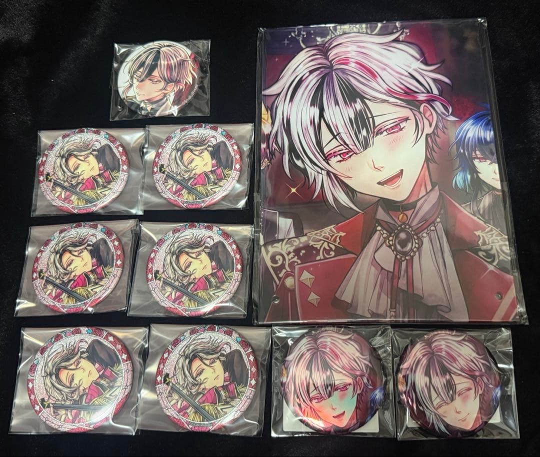 【匿名配送】 あくねこ ベリアン バースデー ビーズログ アクリル バッジ